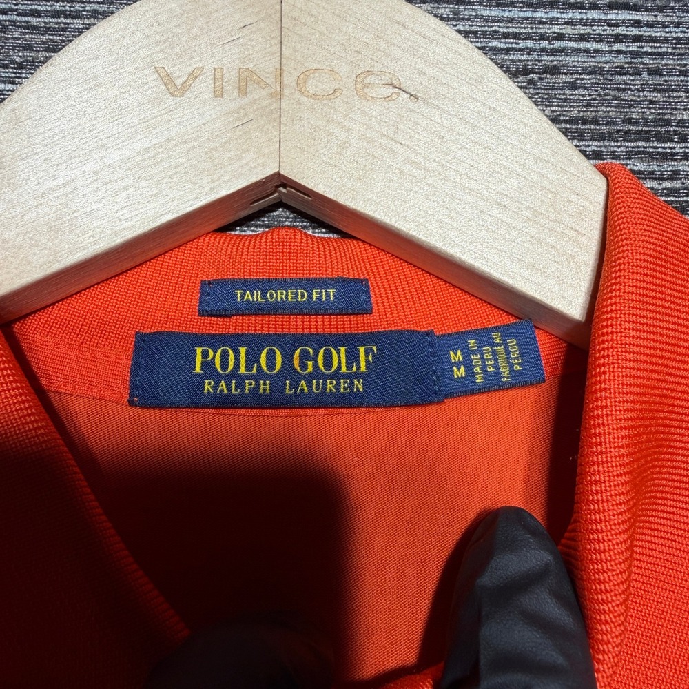 Polo Golf Ralph Lauren Polo Women M Orange Sleeveless Tailored Wailea Hawaii - Picture 3 of 11